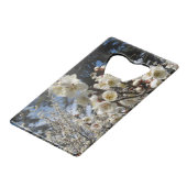 Weißes Kirschbär / Sakura / ラ(桜) Geldbeutel Flaschenöffner (Rückseite Schrägansicht)