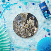 Weißes Kirschbär / Sakura / ラ(桜) Pappteller (Party)