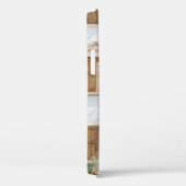 WEISSES, KONKRETES GEBÄUDE MIT HOLZTÜREN UND WIND Case-Mate iPhone HÜLLE (Rückseite / Rechts)