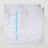 Weißes Korsett Hochzeitskleid Brautparty Einladung (Vorne/Hinten)