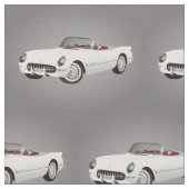 Weißes Korvette-Gewebe Stoff (Nahaufnahme)