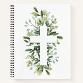 Weißes Kreuz / Tetelestai Notizblock