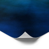 Weißes Kreuz und Heilige Taube im Dunklen Himmel P Poster (Ecke)