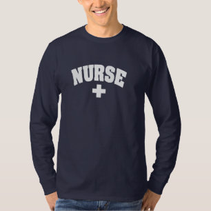 Weißes Kreuz und Stethoskop T-Shirt