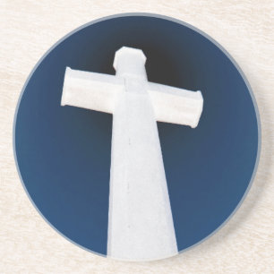 Weißes Kreuz Untersetzer