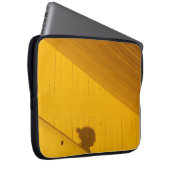 Weißes Kunststoffblech Laptopschutzhülle (Vorne Rechts)