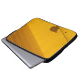 Weißes Kunststoffblech Laptopschutzhülle (Vorne Knopf)