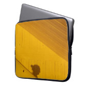 Weißes Kunststoffblech Laptopschutzhülle (Vorderseite Links)