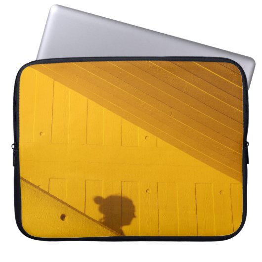 Weißes Kunststoffblech Laptopschutzhülle (Vorderseite)