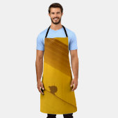 Weißes Kunststoffblech Schürze (Getragen)