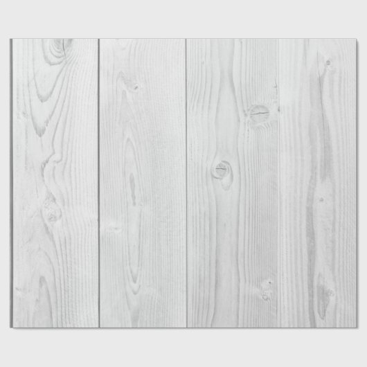 Weißes lackiertes Holz mit heller Textur Geschenkpapier (Flach)