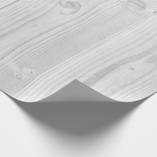 Weißes lackiertes Holz mit heller Textur Geschenkpapier (Ecke)