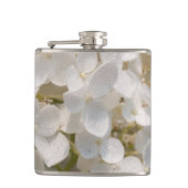 weißes Lagerschild, Blumen Flachmann (Vorderseite)