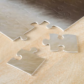 Weißes Lama-Portrait, Puzzle (Seite)