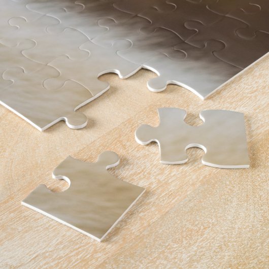 Weißes Lama-Portrait, Puzzle (Seite)