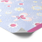 Weißes Land Kinderzimmer Poster (Ecke)