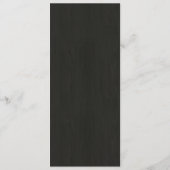 WEISSES LAND RUSTISCHES BLUMENGEBÄUDE MENÜKARTE (Rückseite)