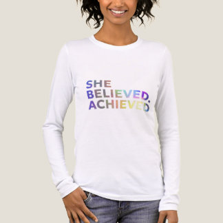 weißes Langarm-T-Shirt mit voller Ärmellänge Tri-Blend Shirt