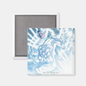 Weißes Laternenkorps - Farbe Magnet (Vorderseite/Rückseite)