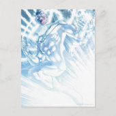 Weißes Laternenkorps - Farbe Postkarte (Vorderseite)