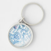 Weißes Laternenkorps - Farbe Schlüsselanhänger (Vorne)