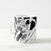 Weißes Laternenkorps Kaffeetasse (Vorderseite Links)