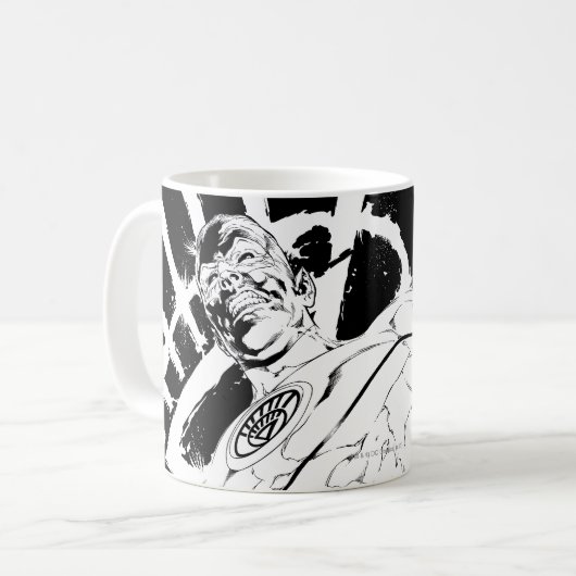 Weißes Laternenkorps Kaffeetasse (Vorderseite Links)