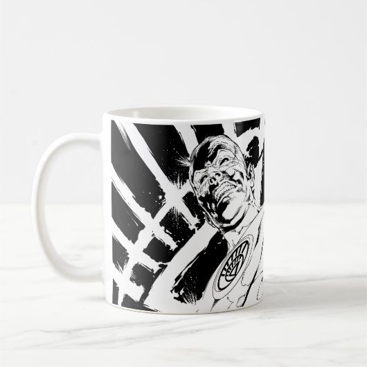 Weißes Laternenkorps Kaffeetasse (Links)