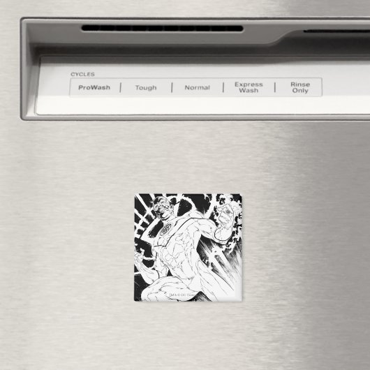 Weißes Laternenkorps Magnet (In Situ (Geschirrspüler))