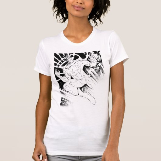 Weißes Laternenkorps T-Shirt (Vorderseite)