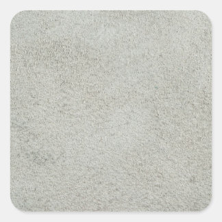 Weißes Leder Quadratischer Aufkleber