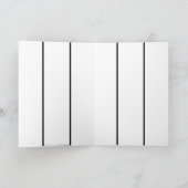 Weißes Lesezeichen Karte (Innenseite)