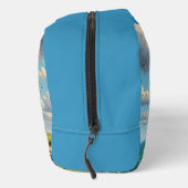 Weißes Leuchtturm mit Segelboot Waschbeutel (Rechts)