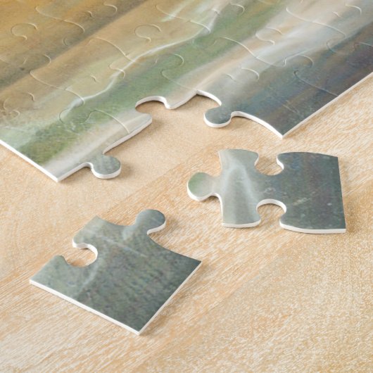 Weißes Leuchtturm und Sunset Puzzle (Seite)