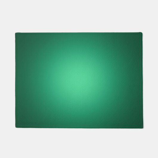Weißes Licht auf Grün Fußmatte (Vorderseite)