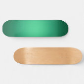 Weißes Licht auf Grün Skateboard (Horizontal)