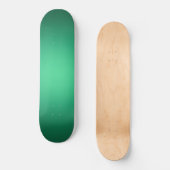 Weißes Licht auf Grün Skateboard (Vorderseite)