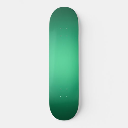 Weißes Licht auf Grün Skateboard (Vorderseite)