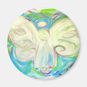 Weißes Licht-Engels-Magnet Magnet