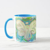 Weißes Licht-Engels-Tasse Tasse (Links)