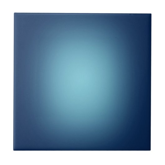 Weißes Licht in Blau Fliese (Vorderseite)