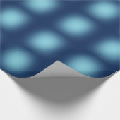 Weißes Licht in Blau Geschenkpapier (Ecke)