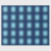 Weißes Licht in Blau Geschenkpapier (Flach)