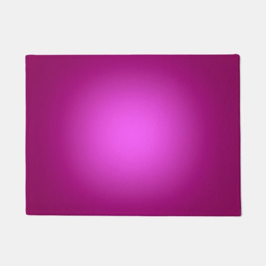 Weißes Licht in Rosa Fußmatte (Vorderseite)