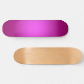 Weißes Licht in Rosa Skateboard (Horizontal)