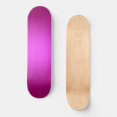 Weißes Licht in Rosa Skateboard (Vorderseite)