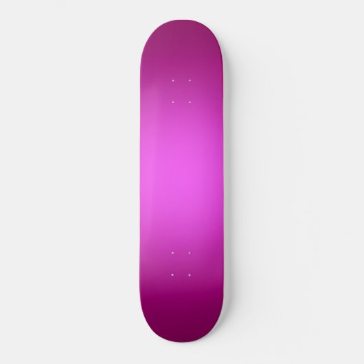 Weißes Licht in Rosa Skateboard (Vorderseite)