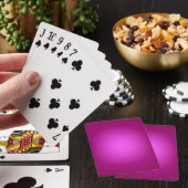 Weißes Licht in Rosa Spielkarten (In Situ)