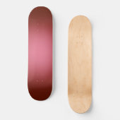 Weißes Licht in rot Skateboard (Vorderseite)