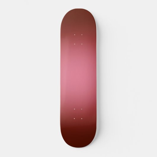 Weißes Licht in rot Skateboard (Vorderseite)